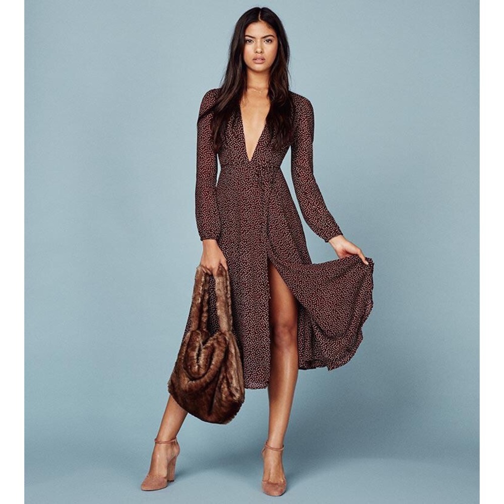 Reformation Ashley Dress in Tulsa print